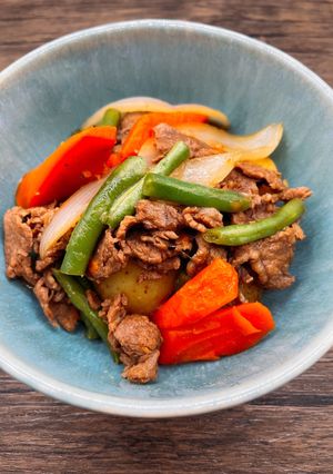 簡単☆時短皮付き肉じゃが-レシピのメイン写真