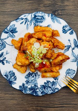 簡単☆鶏むね肉とピリ辛だれ-レシピのメイン写真