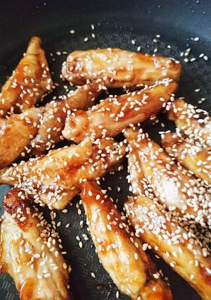 手羽中の焼肉のたれ絡め〜-レシピのメイン写真