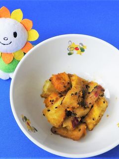 さつま芋とかぼちゃのごま塩きんぴら尾張旭-レシピのメイン写真