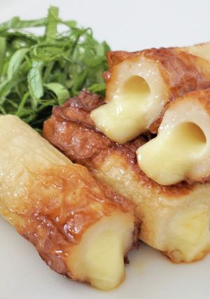 鮭節香るだし醤油で作るチーズinちくわ-レシピのメイン写真