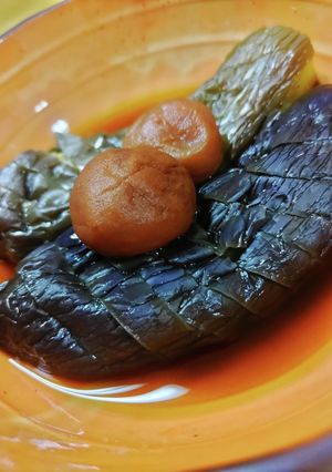 #和食屋さんの味　茄子の梅干煮-レシピのメイン写真
