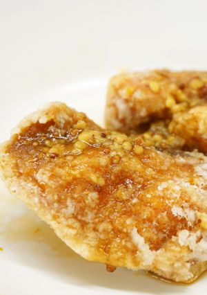 鮭のメープルマスタードソース☆給食メニュ-レシピのメイン写真