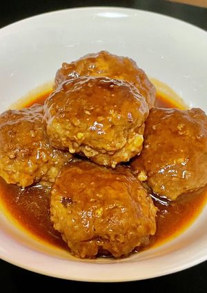 チーズボールデミソース✨-レシピのメイン写真