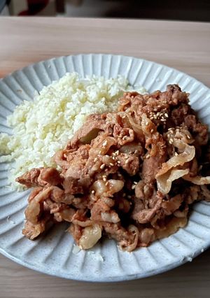 油不使用♪豚肉のコチュジャン炒め-レシピのメイン写真