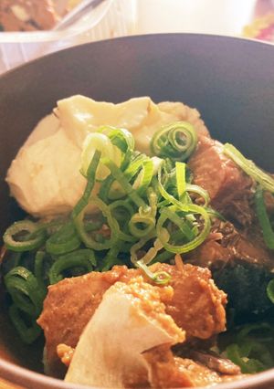 味噌サバ缶で温やっこ-レシピのメイン写真
