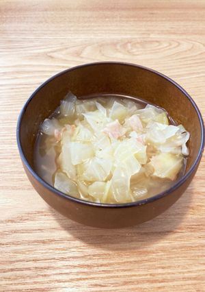 子供大好き♪キャベツのコンソメスープ-レシピのメイン写真