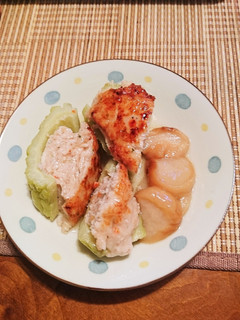 ゴーヤの鶏つくね焼き〜-レシピのメイン写真