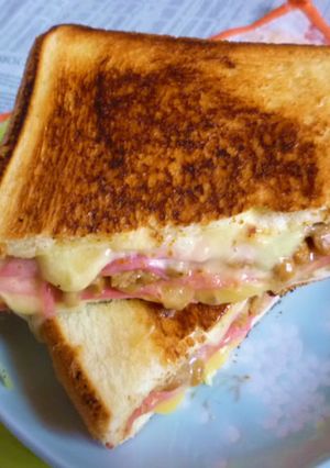 ビアソ＆チーズのホットサンドVer.4-レシピのメイン写真