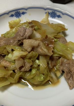 キャベツと牛肉の味噌炒め-レシピのメイン写真