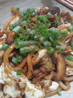 納豆とキャベツの味噌焼きうどん-レシピのメイン写真