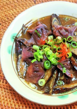 砂肝とごぼうの味噌煮込み-レシピのメイン写真