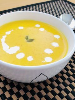 お鍋1つで簡単!濃厚かぼちゃスープ-レシピのメイン写真