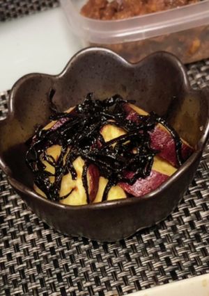 サツマイモの塩昆布バター炒め-レシピのメイン写真