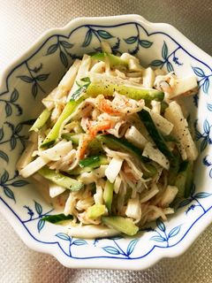 我が家のサラダ☆長芋のマヨ麺つゆ合え-レシピのメイン写真
