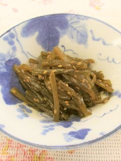 【学校給食】茎わかめのしょうが炒め-レシピのメイン写真