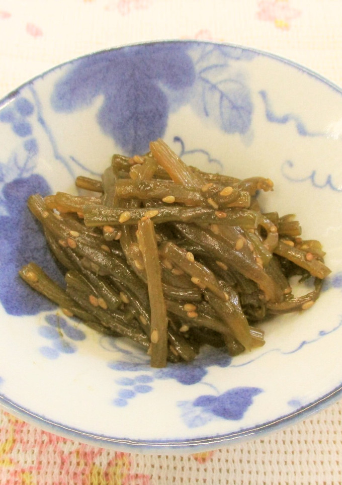 【学校給食】茎わかめのしょうが炒め-レシピのメイン写真