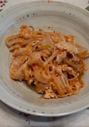 豚肉もやしキムチ-レシピのメイン写真