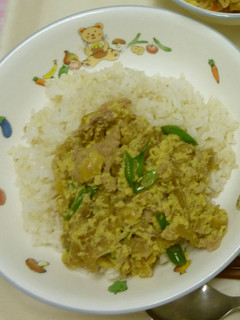 【学校給食】豚肉の柳川丼(具)-レシピのメイン写真