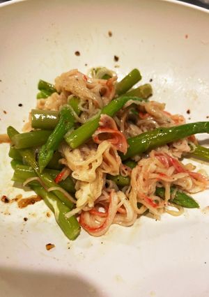 レンジで、アスパラとカニカマサラダ-レシピのメイン写真