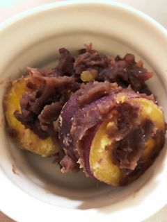 塩煮さつまいもの小豆煮-レシピのメイン写真