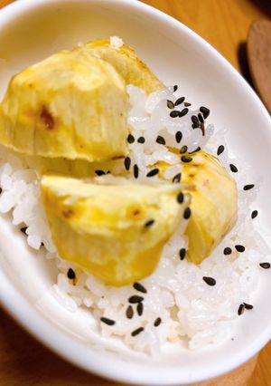 秋の味覚、昆布水で栗ご飯-レシピのメイン写真