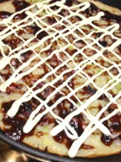 フライパンで巨大たこ焼き作っちゃえ~☆-レシピのメイン写真