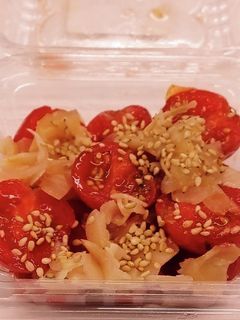 «“ガリごまプチトマ”和えサラダ寿司»-レシピのメイン写真