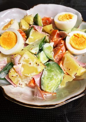 つぶさない⁈ごろごろポテトサラダ-レシピのメイン写真