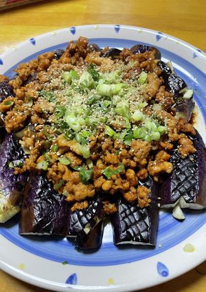 なすの味噌そぼろがけ-レシピのメイン写真