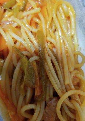 レンジでナポリタン、こう見えて美味しいの-レシピのメイン写真