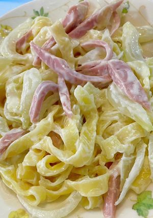 簡単本格イタリアン☆濃厚クリームパスタ-レシピのメイン写真