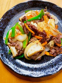 牛肉と野菜の和風炒め-レシピのメイン写真