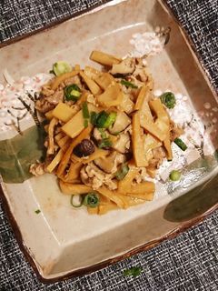 メンマと豚の炒め煮-レシピのメイン写真