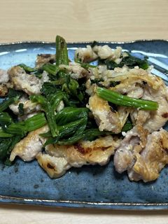 油不使用♪豚肉とほうれん草の塩麹炒め-レシピのメイン写真