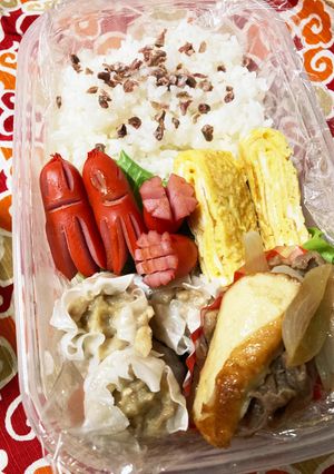 2022/9/13 シュウマイ弁当-レシピのメイン写真