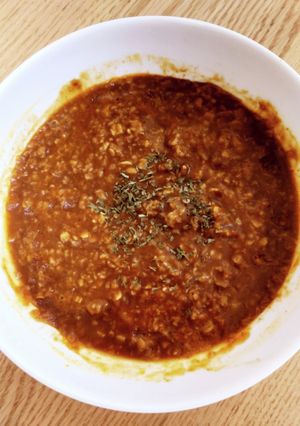 オートミールのレトルトカレーリゾット-レシピのメイン写真