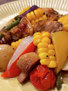 鶏とたっぷり野菜のオーブン焼き-レシピのメイン写真
