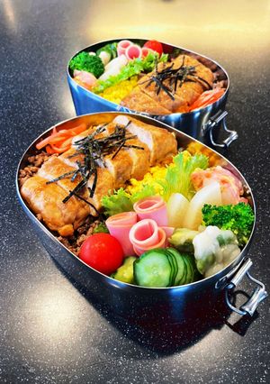 高校生弁当　2022 9月13 そぼろ-レシピのメイン写真