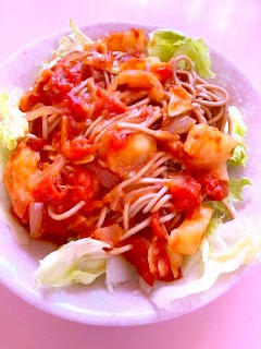 蕎麦パスタ✿アンチョビトマトソース-レシピのメイン写真