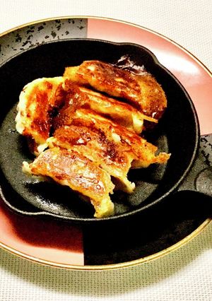 パリッとジューシな焼き餃子　簡単おかず-レシピのメイン写真