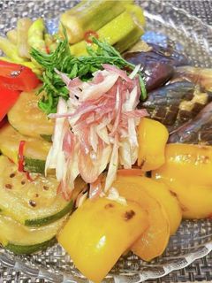 夏野菜の焼き浸し-レシピのメイン写真