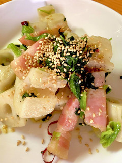 食物繊維たっぷり!レンコンのアヒージョ風-レシピのメイン写真