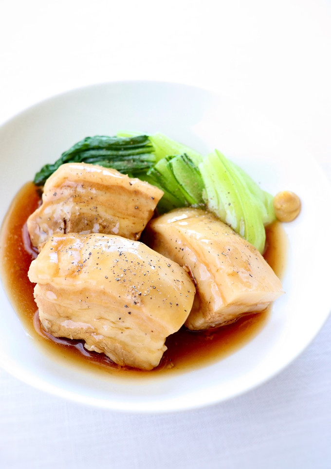 温度管理で柔らかく【柔らか豚角煮】-レシピのメイン写真