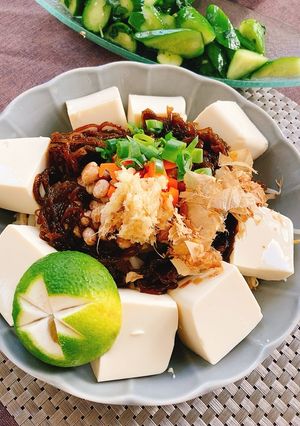 ねばねば豆腐のサラダ-レシピのメイン写真