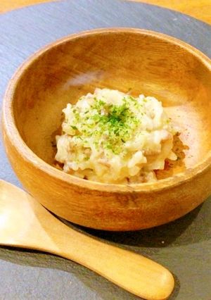 【離乳食中期】キャベツとツナ豆乳リゾット-レシピのメイン写真