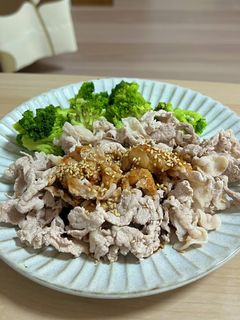 ヘルシー♪豚しゃぶ-レシピのメイン写真