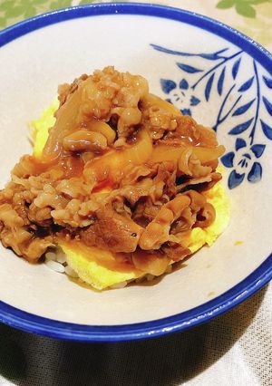 たまご焼き牛丼-レシピのメイン写真
