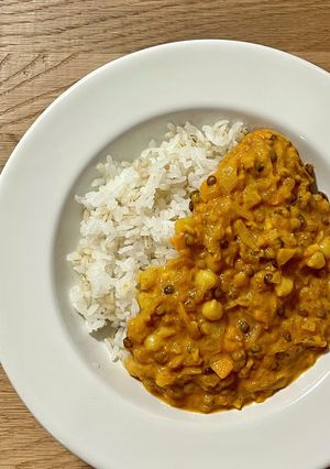 ひよこ豆と緑レンズ豆のスパイスカレー-レシピのメイン写真