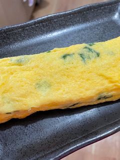 大葉の甘い卵焼き-レシピのメイン写真